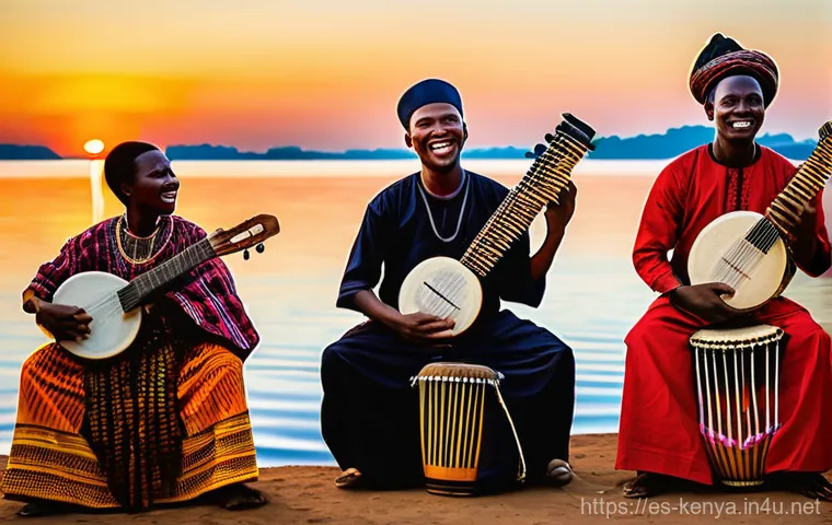 케냐의 팝 음악 - Prompt 1: The Rhythmic Roots of Benga by Lake Victoria**