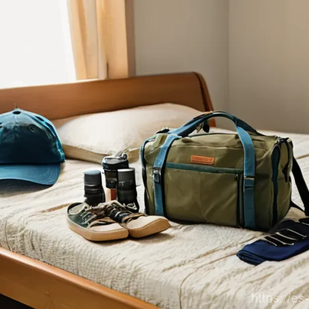 케냐 사파리 투어 - **Prompt 1: Safari Packing Preparations**
    "A young adult female, of Spanish descent, with light ...